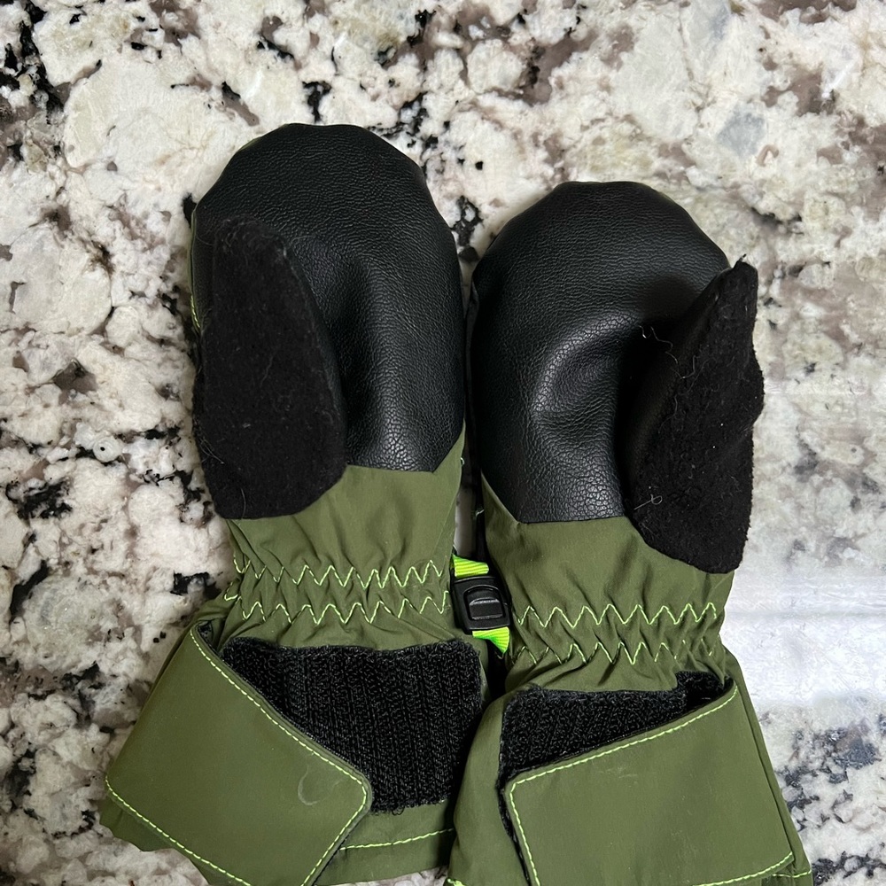 2T North Face Snow Mittens